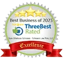 Best Business of 2023 | ThreeBest Rated®| Dyan Ohalloran-Schnaars - Schnaars Law Firm, LLC | Excellence | 5 Stars
