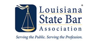Louisiana State Bar Association Badge Serving The Public. Serving The Profession.